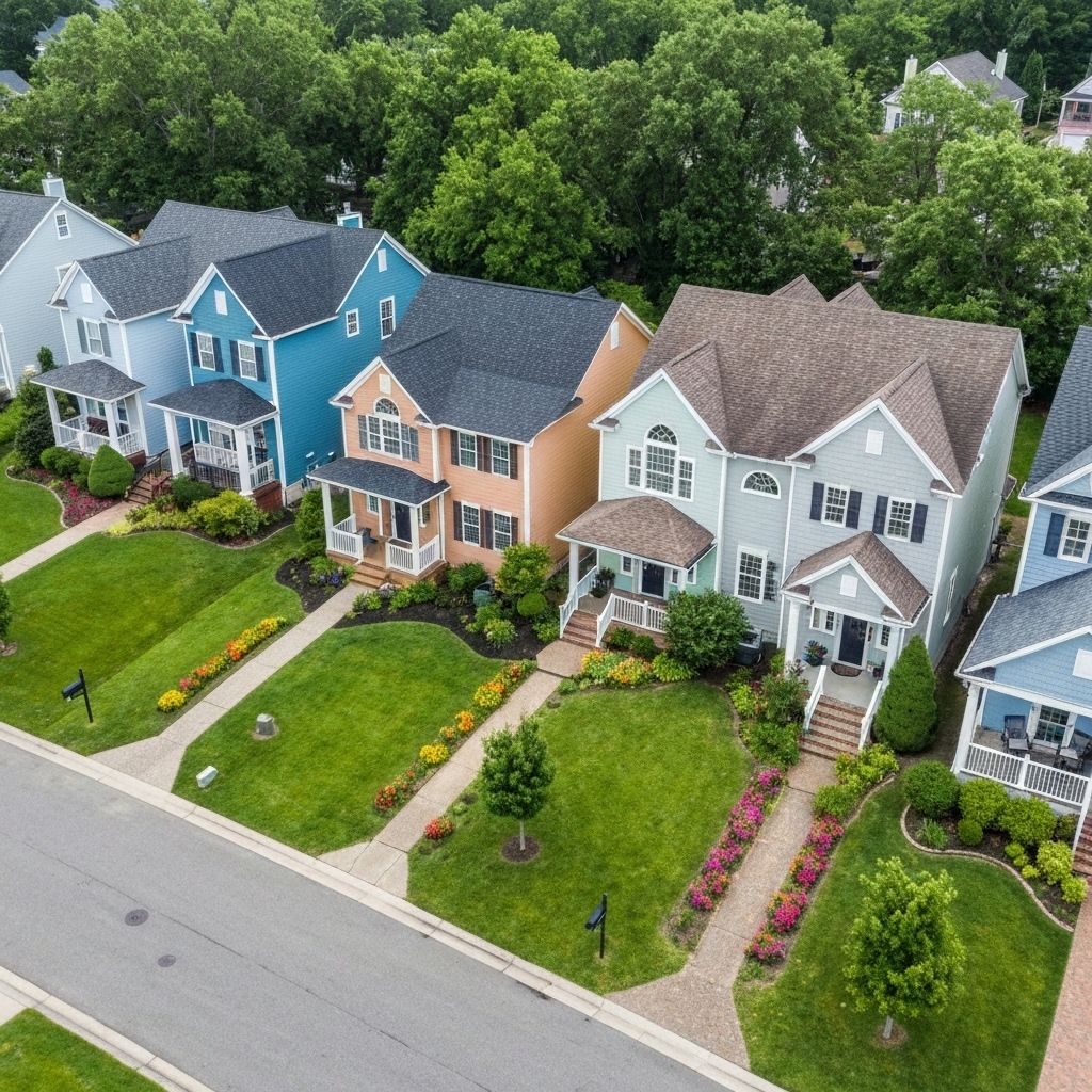 Rekkehus Fasade - Arna